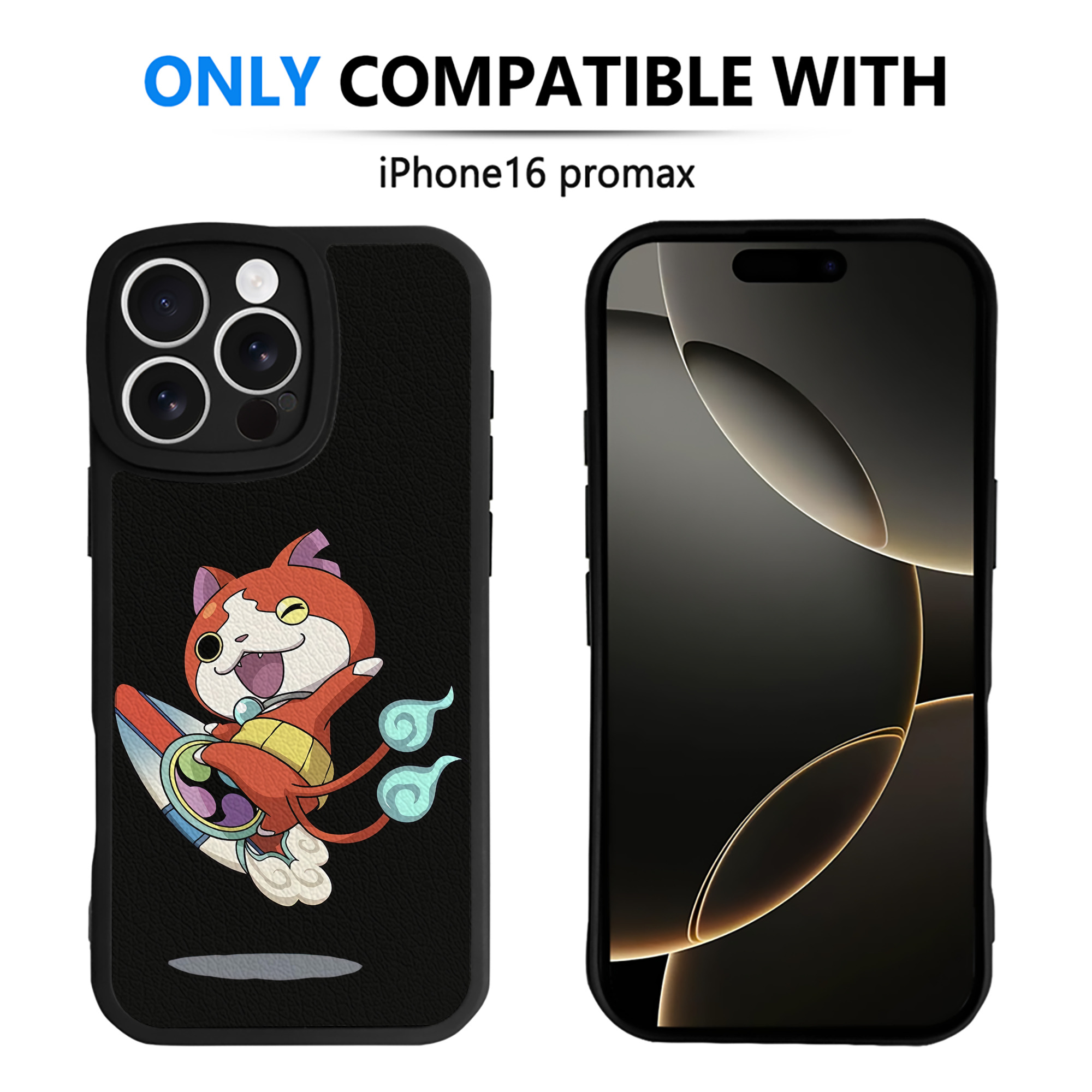 妖怪ウォッチ Yo-kai Watch 【iPhone 16シリーズ対応】シリコンスマホケース（レザー調） 材質：シリコン